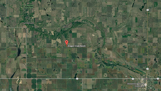 Deer Hunting Ranch Map